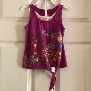 Pre-owned Girl’s purple tank top